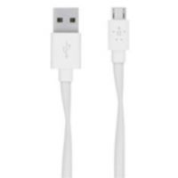 BELKIN 1.2M Micro Usb Flt Cable White