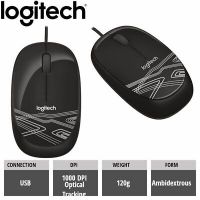 LOGITECH M105 Wired USB Mouse Black
