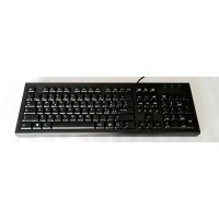 HP QWERTY Wired Keyboard - Italian Black