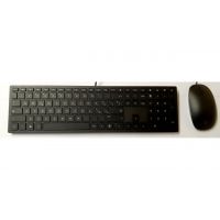 HP Black Wired Keyboard & Mouse Italian